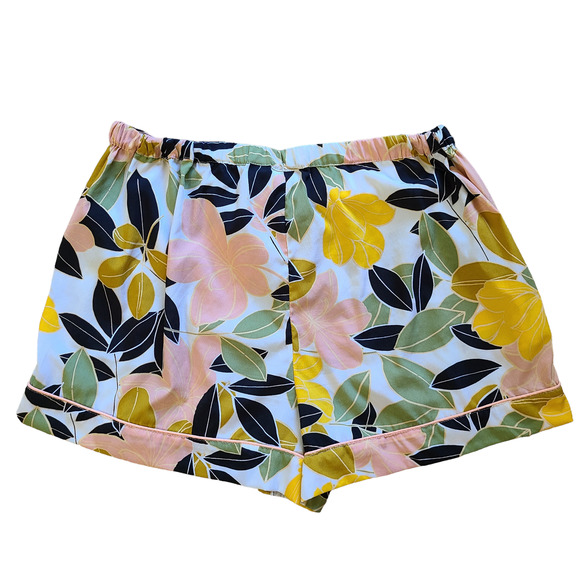 RACHEL ZOE Women's Large Floral Botanical Shorts Polyester Unlined - Picture 2 of 8